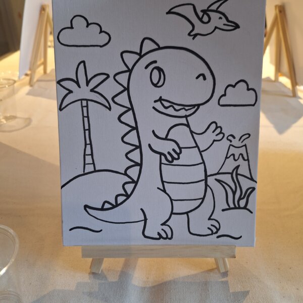 TRex PartyTime! Canvas