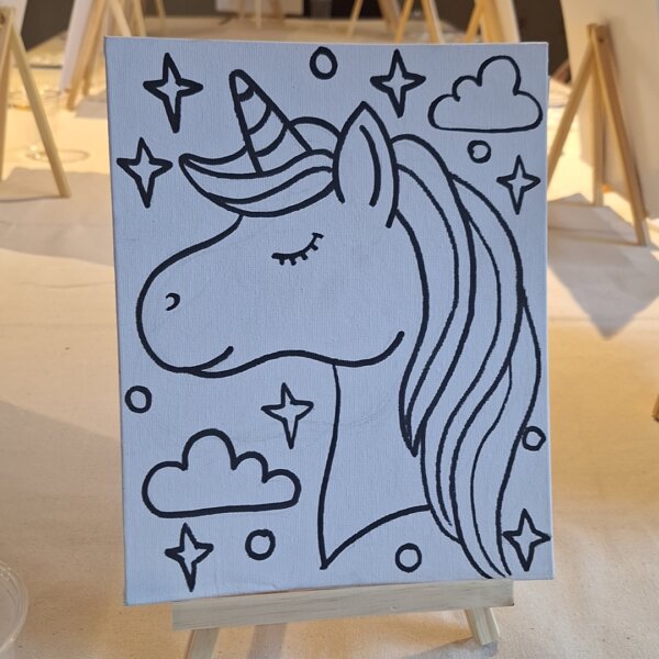 Magical Unicorn Canvas Party!