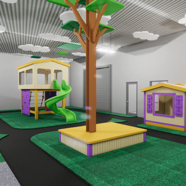 Tree Playhouse Climbing Tower